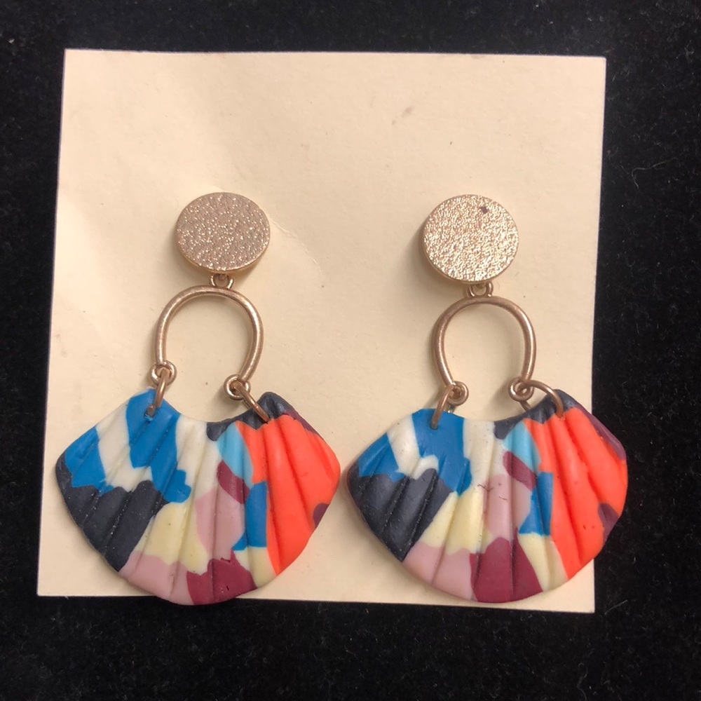 Polymer clay earrings